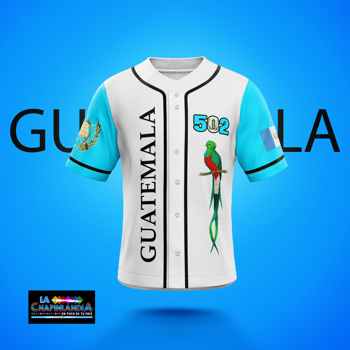 Guatemala Quetzal Jersey Color Blanco con Escudo – La Chapinlandia