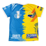 Guatemala Colombia Unisex Soccer Jersey