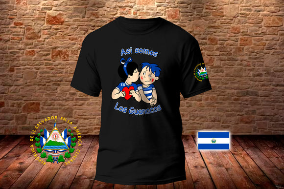 Playera A Si Somos Los Guanacos Design T-shirt Short Sleeve, Guatemala Flag T-shirt, Unisex T-shirt, USA Made