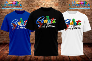 Guatemala mi Tierra T-shirt Short Sleeve, Guatemala Flag T-shirt, Unisex T-shirt, USA Made