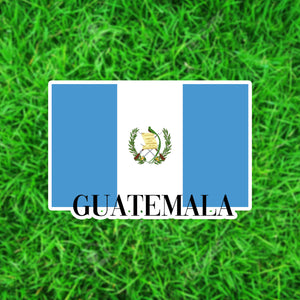 Sticker Bandera de Guatemala