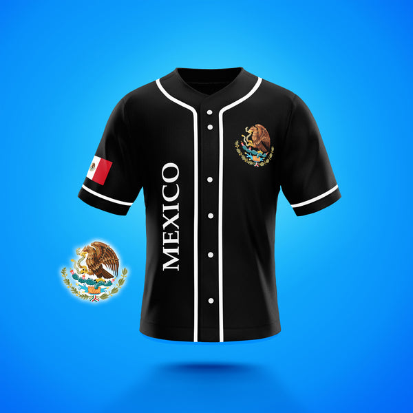 Mexico Jersey Color Azul con Escudo – La Chapinlandia