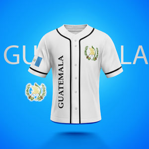 Guatemala Jersey Color Blanco con Escudo