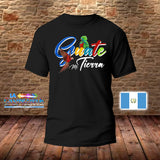 Guatemala mi Tierra T-shirt Short Sleeve, Guatemala Flag T-shirt, Unisex T-shirt, USA Made