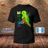 Guate Quetzal T-Shirt Short Sleeve, Guatemala Flag T-shirt, Unisex T-shirt, USA Made