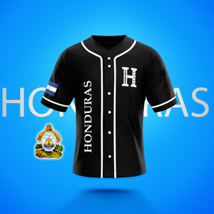 Honduras Jersey Color Negro con Escudo