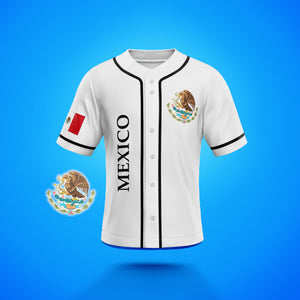Mexico Jersey Color Blanca con Escudo – La Chapinlandia